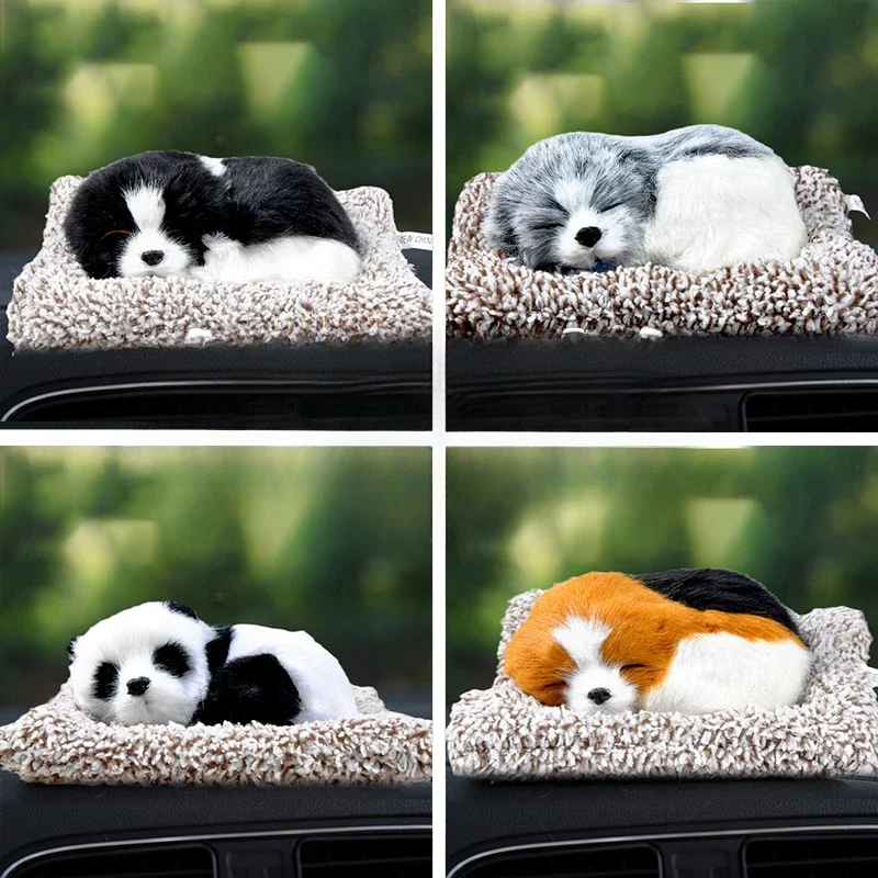 

Car Interior Simulation Cute Plush Animal Decoration Activated Carbon Deodorizing Car Accessories Decoration