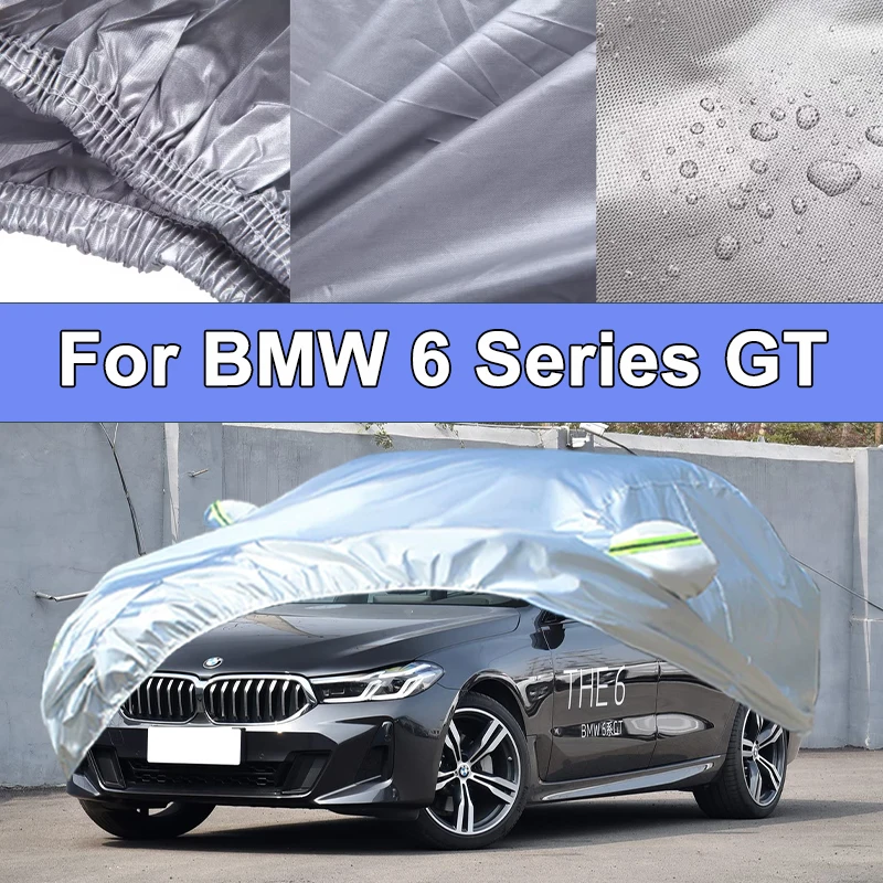

Для BMW 6 серии GT, полный защитный чехол для автомобиля, снежный чехол, солнцезащитный козырек, водонепроницаемый, пылезащитный, внешние автомобильные аксессуары