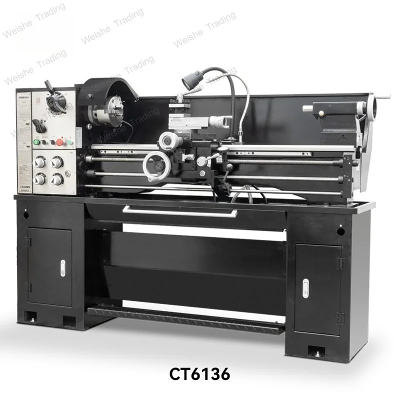 CT6136 Industrial Common Gear Variable Speed Marine Lathe Teaching and Training Machine Tool