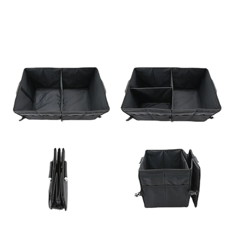 Car Trunk Organizer with Lid, Collapsible Car Trunk Storage Organizer, Car Organizer and Storage for SUV, Truck, Sedan