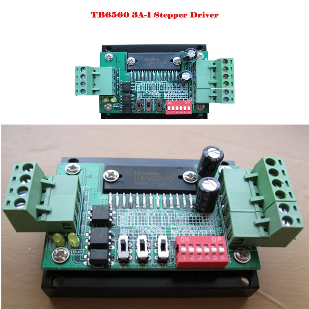 TB6560 3A-1 Stepper Motor Driver Stepper Motor Driver Board Single-axis Current Controller 10 Files