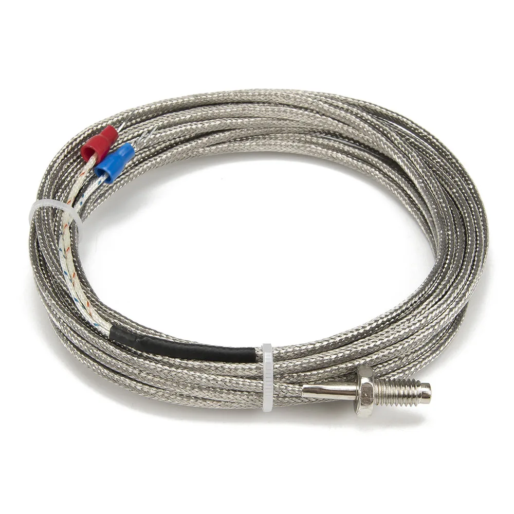 FTARB01 K E type M6 M8 bolt head 5m metal screening cable screw thermocouple temperature sensor WRNT WRET