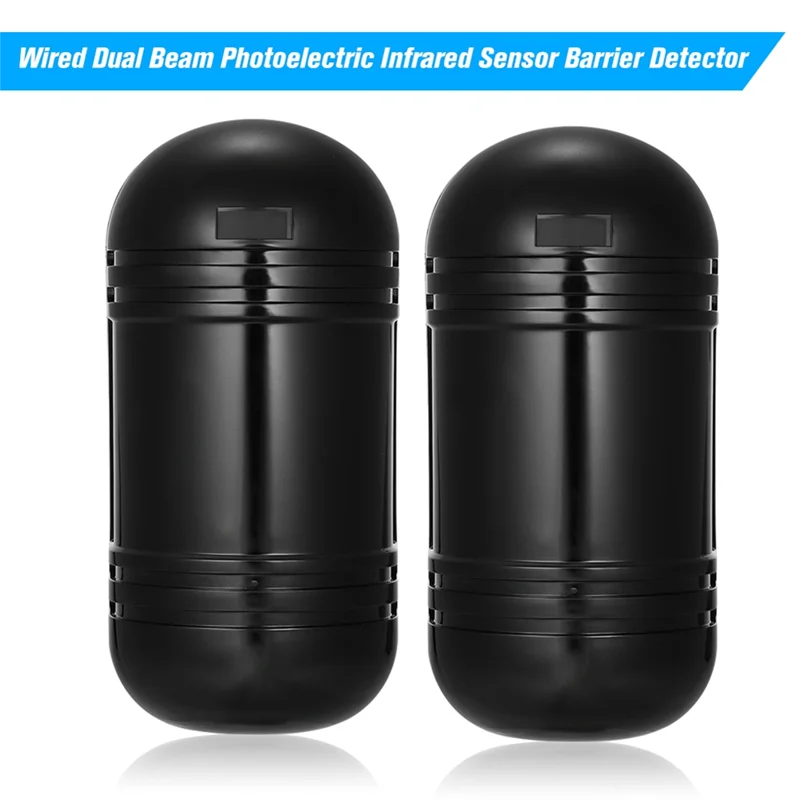 B03B-Wired Dual  Photoelectric Infrared Sensor Barrier Detector 100M Alarm Tamper Alarm For Park Burglar Alarm System