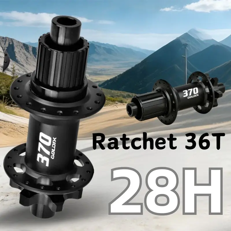 

Втулка Goldix Boost Cube 28 отверстий для горного велосипеда, задняя 12x148 с трещоткой 36T, передняя 15x110, 12V Micro Spline HG, бесшумная, Pro7, 28H