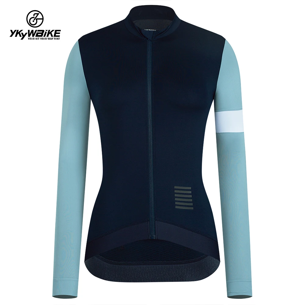 YKYWBIKE Cycling Jersey Women's Cycling Long Sleeve Quick Drying Breathable MTB Jerseys Road Mountain Bike Clothes Spring Autumn