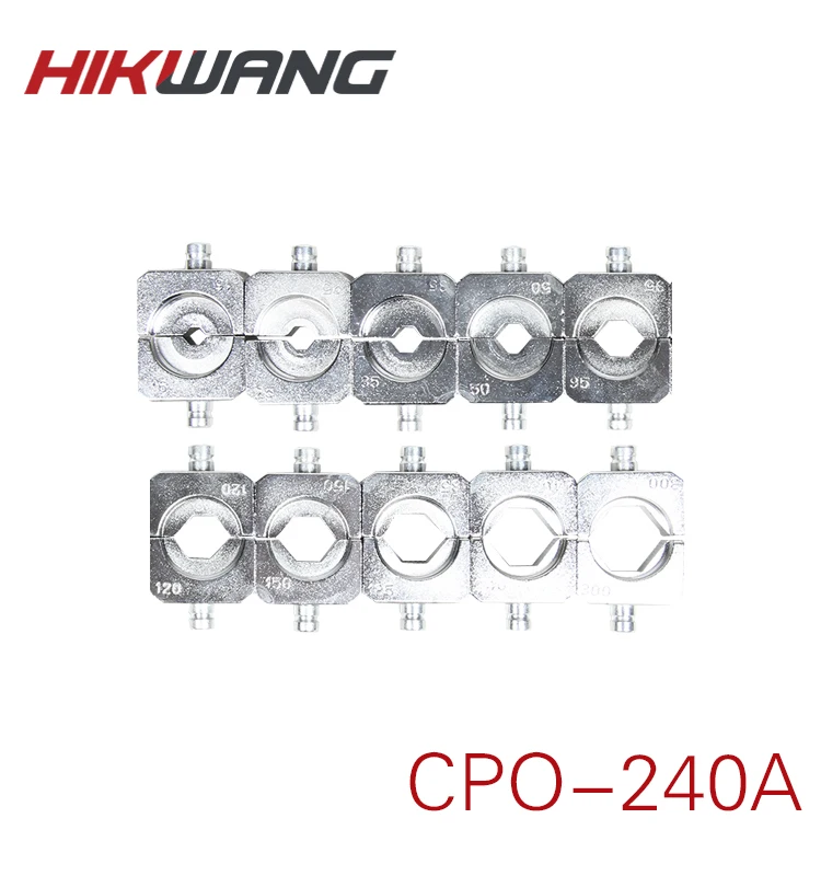 الجملة رخيصة 16-300 عروة كابل CPO-240A دليل أدوات العقص الهيدروليكية كابل كهربائي نهاية المكشكش تركيب أداة #5