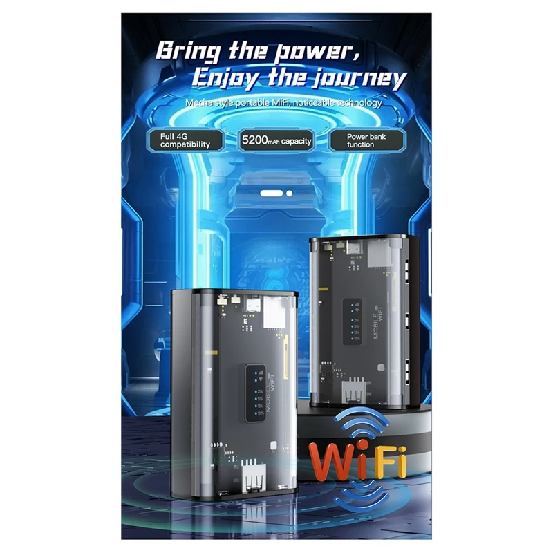 

5200mAh LTE Router Proteble Mini 4G Router 150Mbps EU Version Hot Sale in Stock