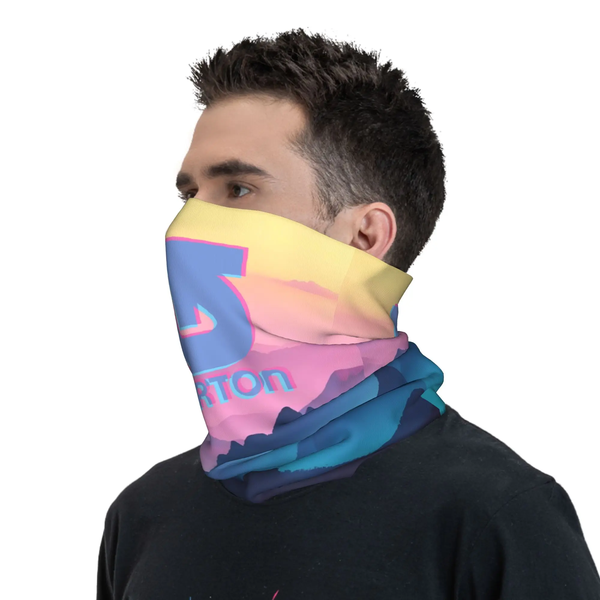 مخصص B-Burtons شعار باندانا الرقبة أدفأ الرجال النساء الشتاء التزلج المشي لمسافات طويلة وشاح الجراب نمط الموضة الرياضة واقي الوجه #6