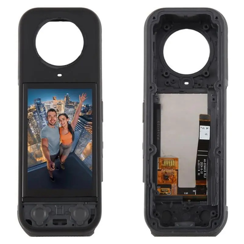 LXYB18B LCD Display Touch Screen With Rear Cover Frame For X5 Action Camera Replacement Repair Back Housing Accessories