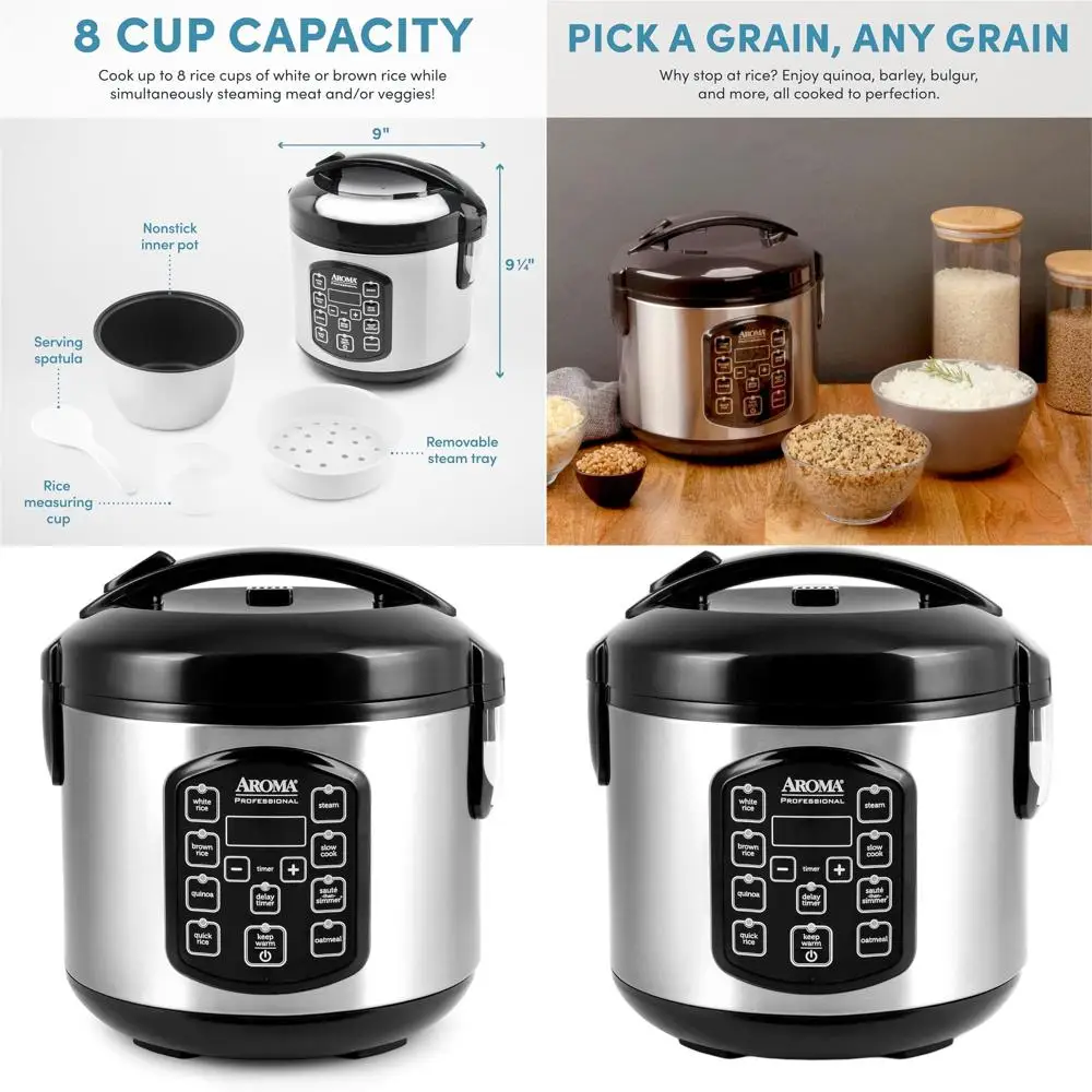 4-Cup Digital Rice …