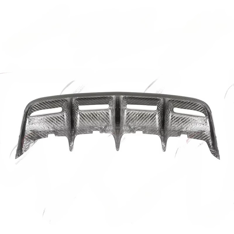 Car Bumper Modified Carbon Fiber SD Style Rear Diffuser Rear Lip Spoiler for Porsche Panamera 971 Body Kit Upgrade Decoration