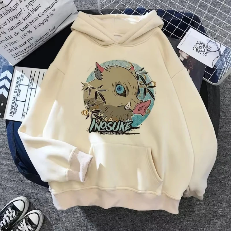 سترة شتوية بغطاء للرأس مطبوعة بشخصيات كرتونية للسيدات من MINISO، بلوفر دافئ وناعم ودافئ للنساء والفتيات #1