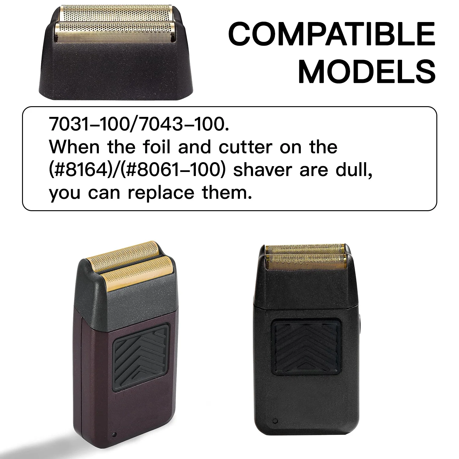 Professional 5 Star Service Finale Shaver Replacement Foil And Blade Cutter Head For Wahl 8164 Hair Clipper