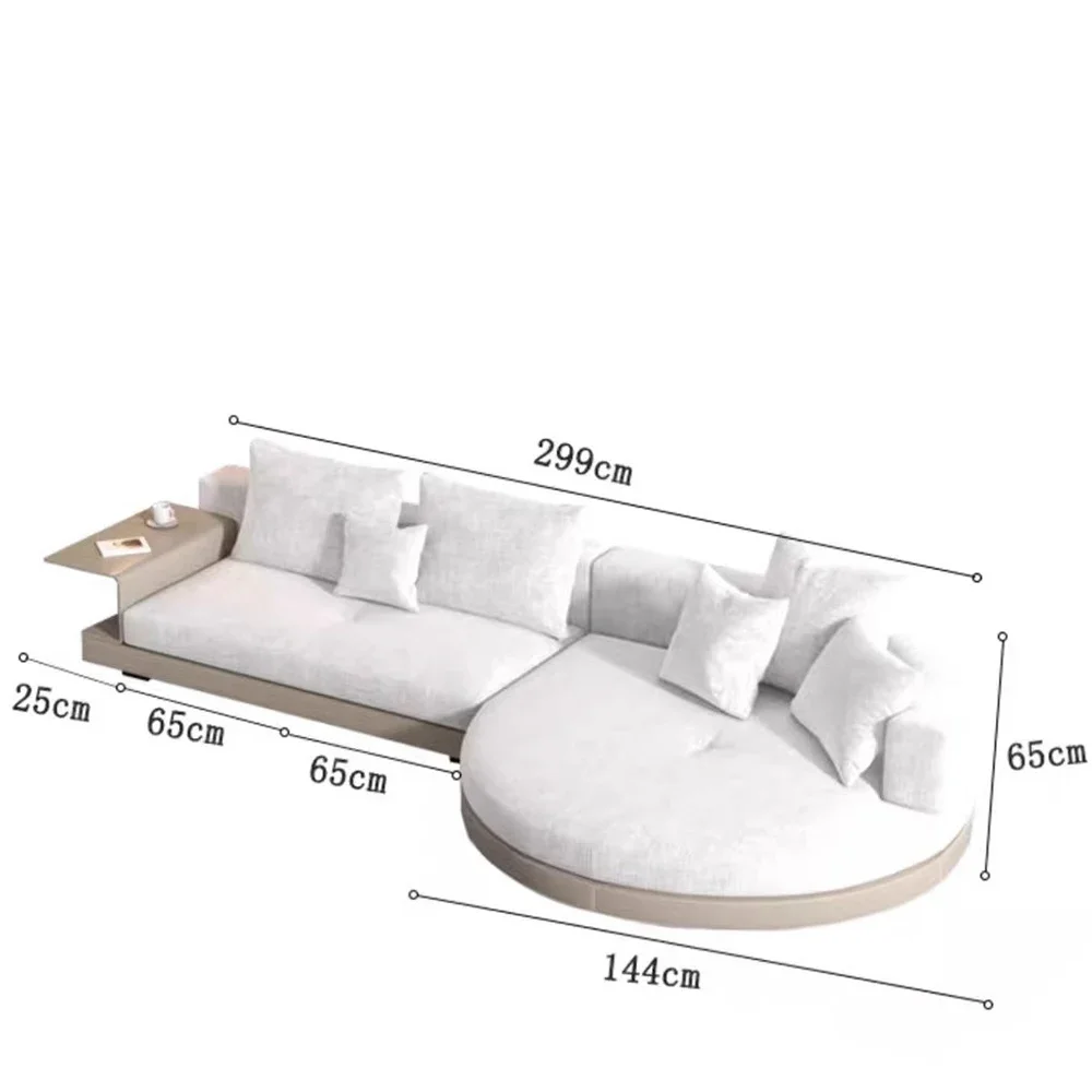 غرفة نوم طقم أريكة إيطالي أثاث غرفة المعيشة حديقة الأرائك الحديثة سرير كسول الزاوية Divani Soggiorno Wohnzimmer الأرائك #5