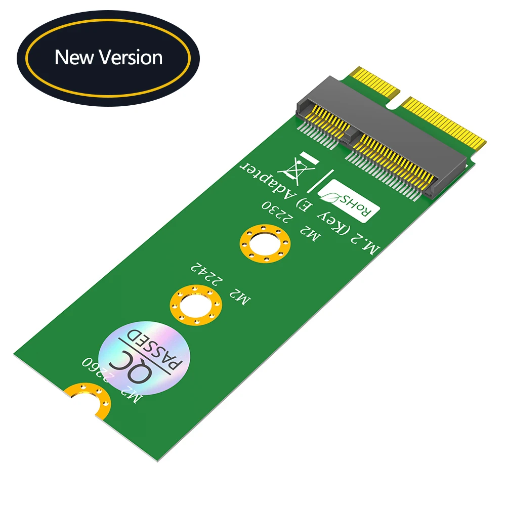 NEW M.2 Key E Adapter NGFF M2 Key E Male to Female Connector Converter Riser Card Support 2230 2242 2260 AX200 AX201 WiFi Module