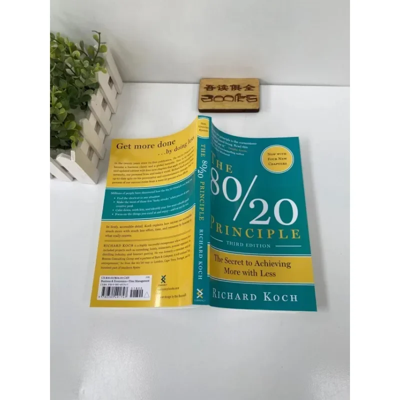 El principio de 80/20 de Richard Koch, el secreto para conseguir más con menos papel novedoso en inglés