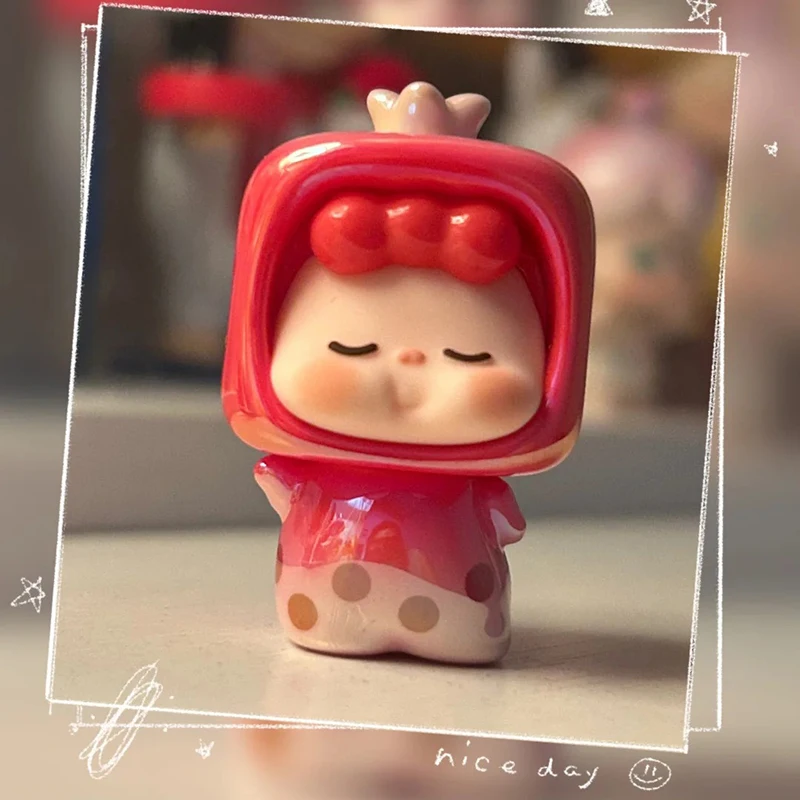 

AMLLS WUWU Fruit recipe Series Blind Box Mini Kawaii Anime desktop decoration model Surprise Gift