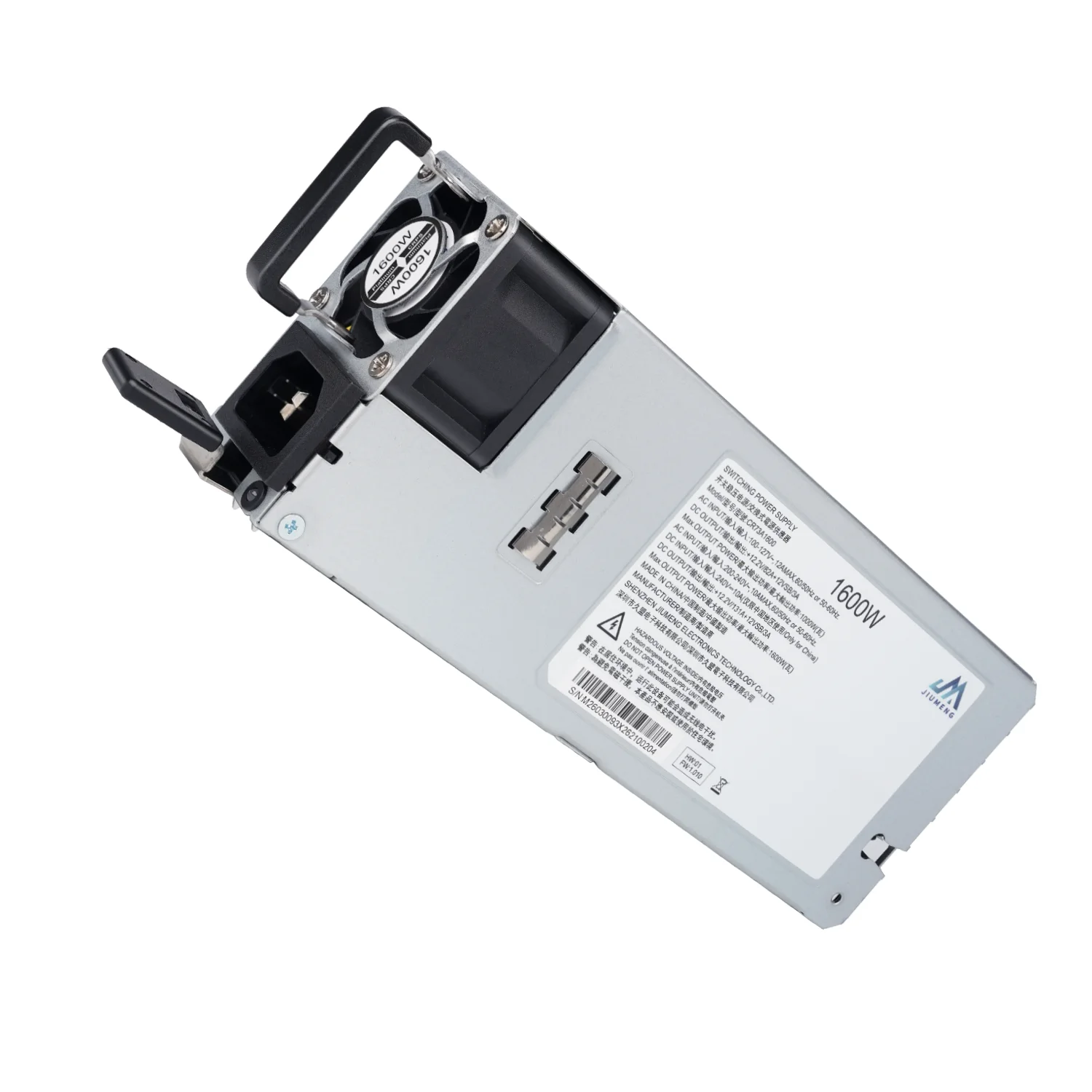 1600W Redundant CRPS 1+1 Hot Swappable PSU 80Plus Platinum 12V GPU AI Mining Server 3-Year Warranty Metal In Stock