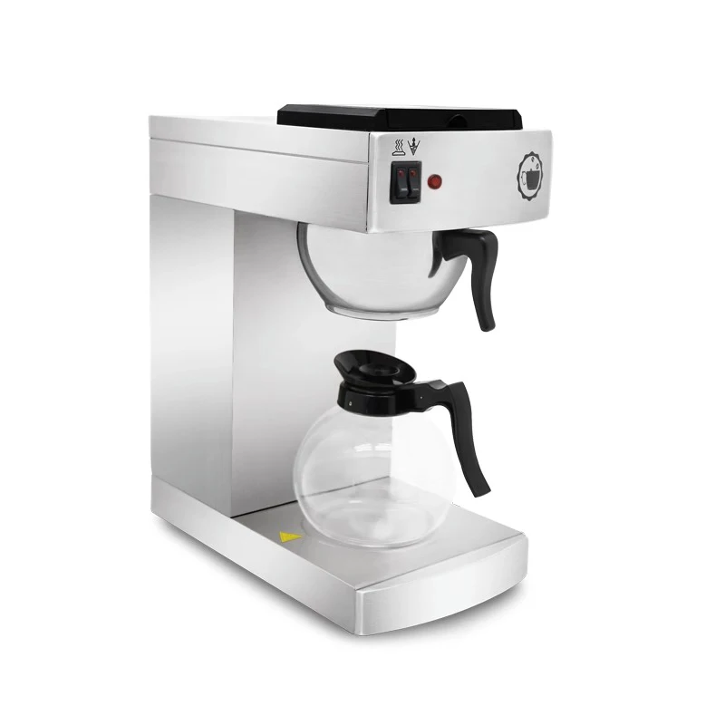 Mesin kopi tetes otomatis, pembuat teh kopi Amerika, mesin ekstraksi Susu gaya Hong Kong komersial, penyaring tetes