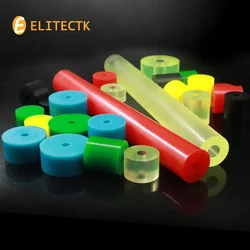 500mm Polyurethane Hollow Rod ID8mm Machinery PU plastic bar With inner hole Aperture 10 12mm /diameter 25-60mm PU rods