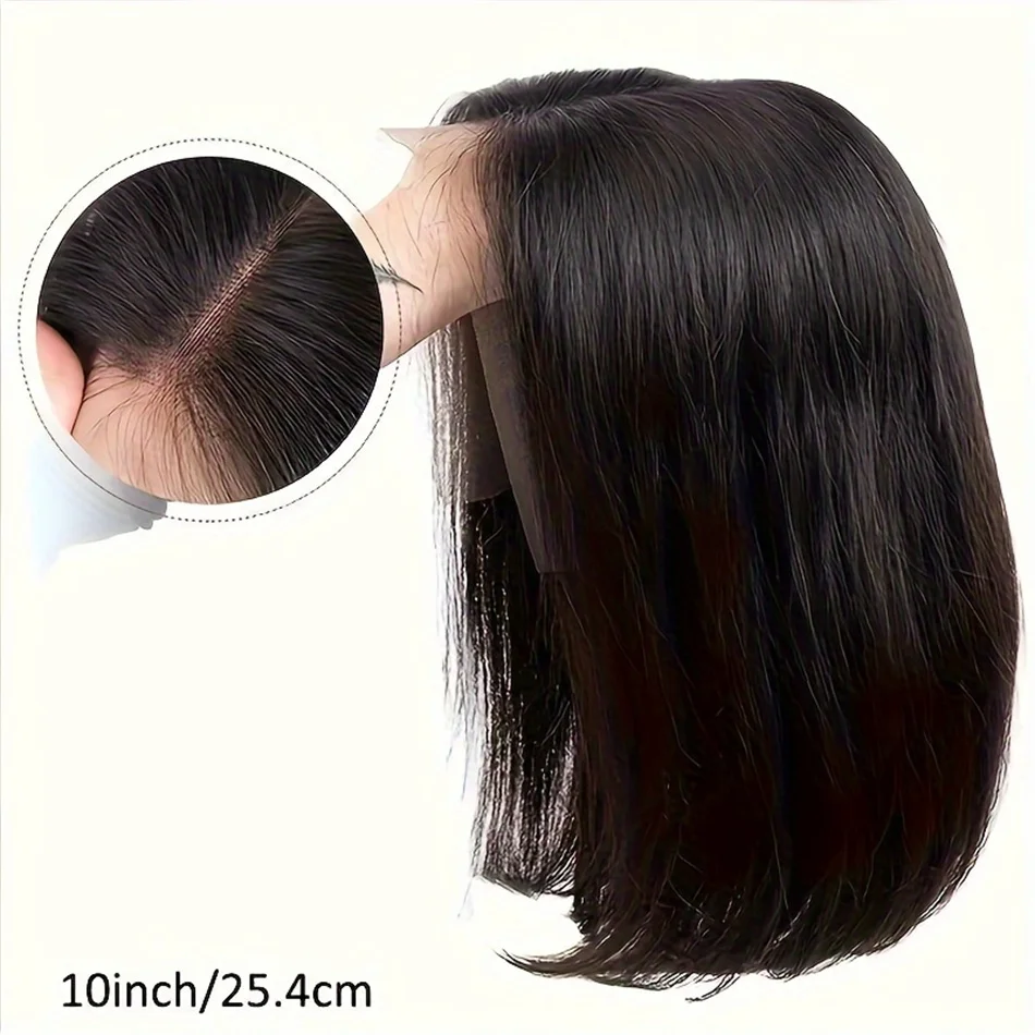 

Short Straight Bob Wig 13x4 Lace Front Human Hair Wig 13x6 Frontal Wigs Brazilian Glueless 4x4 Closure Wig 180%Density For Women