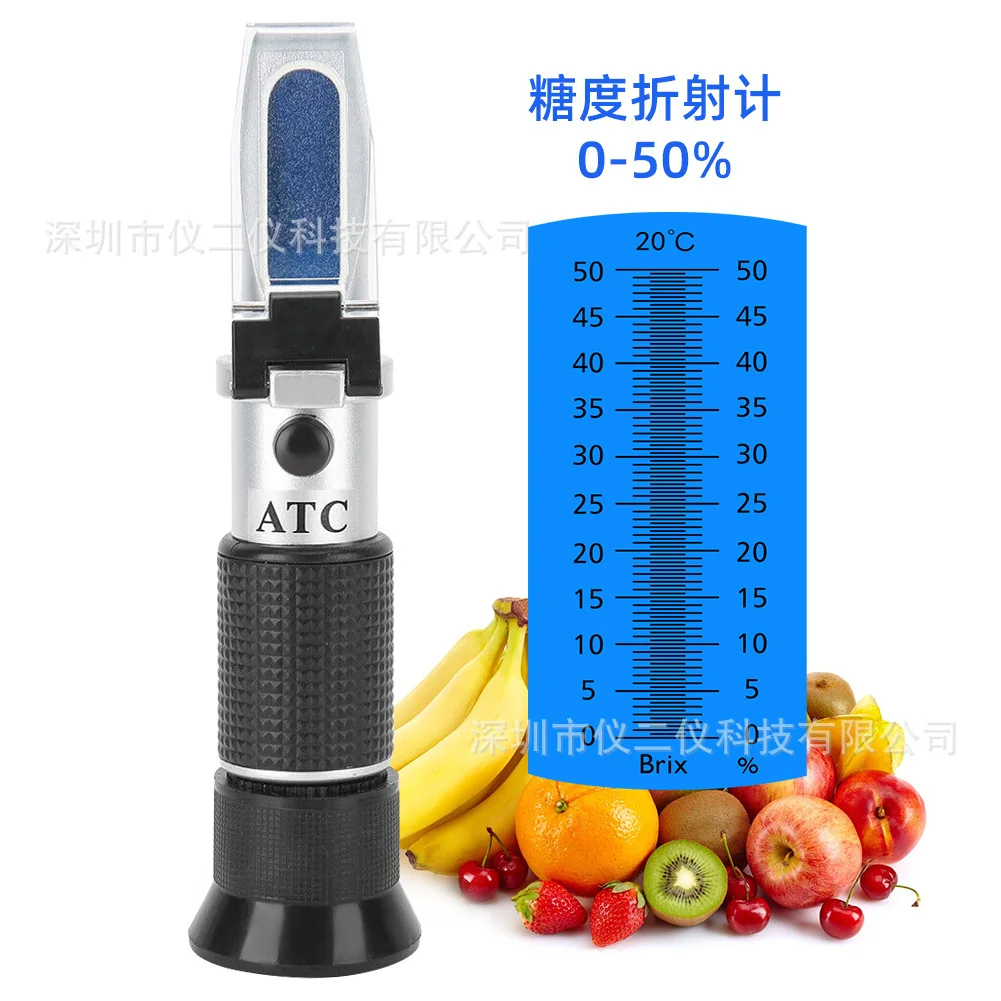 For handheld sugar meter 0-50% sugar meter, portable, refractometer, sugar tester, sweetness meter