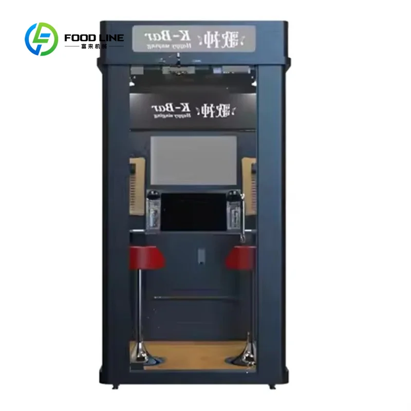 Customized Shopping Mall Jukebox Karaoke Machine Coin Operated KTV for Bars Made of Durable  English Language Support