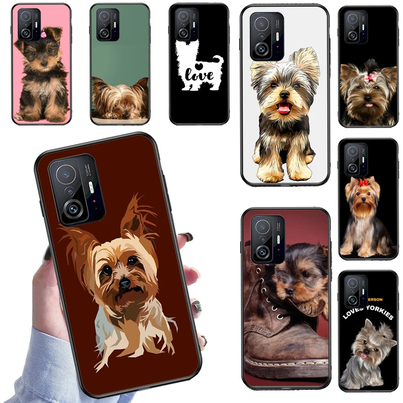 Yorkshire terrier dog Cover Case For Xiaomi Mi 11 Lite 10T 11T Pro Funda For POCO M3 M4 Pro F3 X3 GT X3 Pro NFC