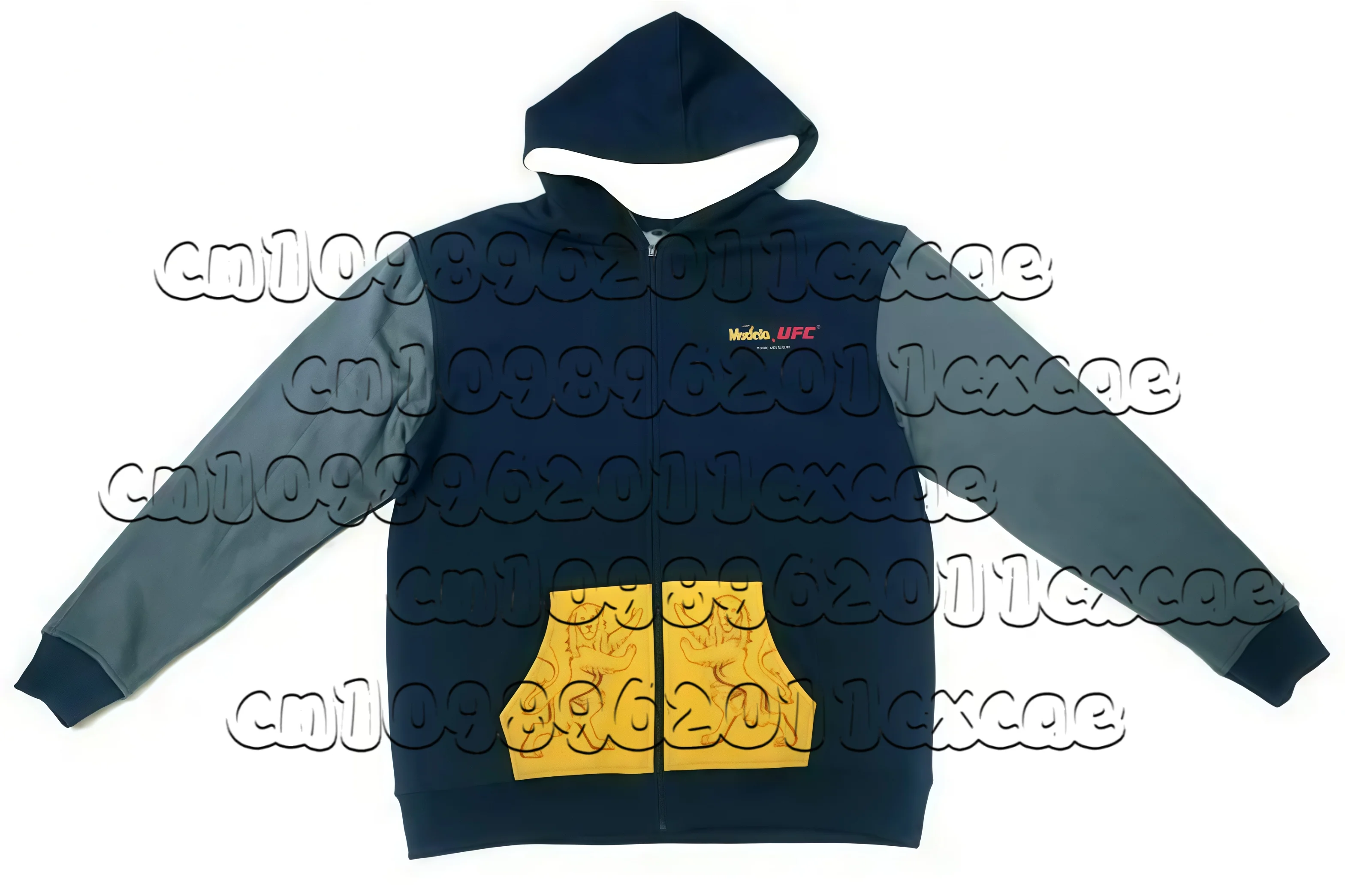 

25/26 UFC Fighting Sanda Sports Top для взрослых и детей, осенне-зимняя тренировочная толстовка с капюшоном, большая утолщенная теплая