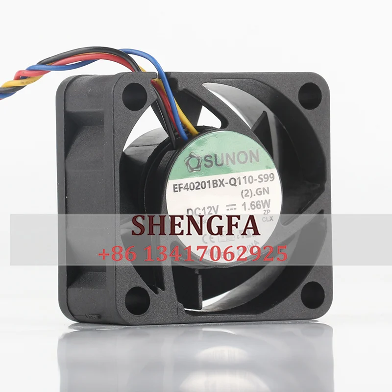 New original SUNON EF40201BX-Q110-S99 DC12V 1.66W 4020 4cm quiet cooling fan 40*40*20MM