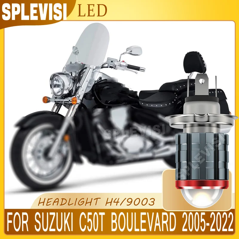 

Dustproof Easy Install LED 9003 Motorcycle Headlight For Suzuki C50T Boulevard 2005 2006 2007 2008 2009 2010 2011 2012 2013-2022