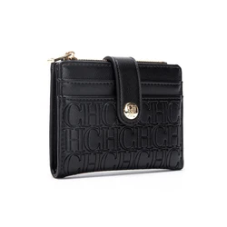 CHCH Fashion Retro New Women's Card Bag Business Commuter Office PU Material New Women's Wallet