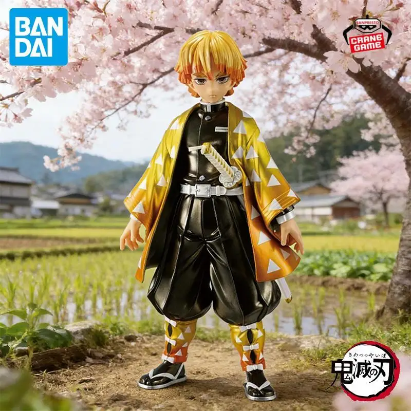 

Bandai Original Banpresto Demon Slayer Agatsuma Zenitsu Figuras In Stock Anime Action Figures Kids Toys Juguetes Festival Gifts