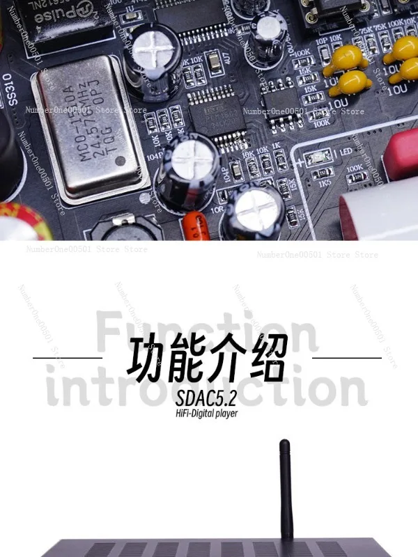 Audiophile LDAC/APTX Lossless Bluetooth Digital Player Hifi Decoder Digital Broadcaster DAC Digital Front Stage