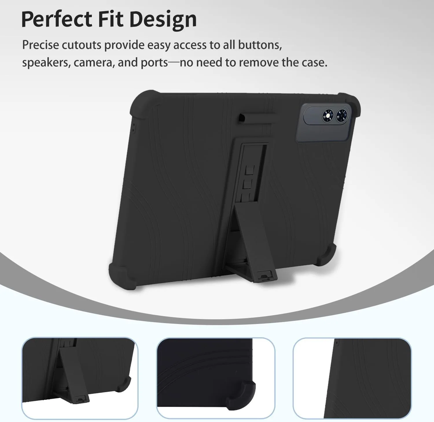 Soft Shockproof Protective Funda for BMAX MaxPad I14 13.4" Tablet Case Pencil Holder Silicone Cover with Foldable Kickstand - view 3