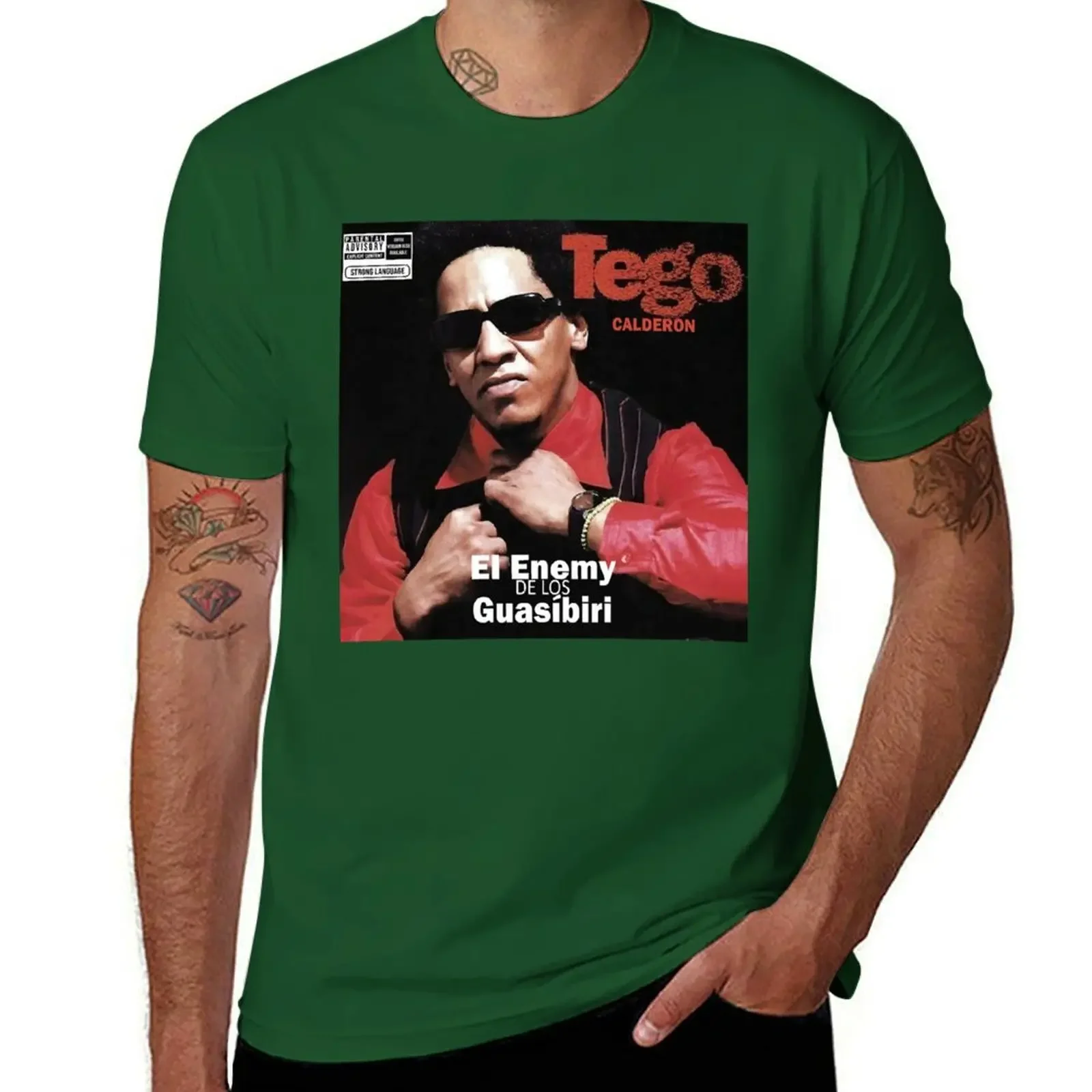 Bad-Bunny Tego Calderon El Enemy De Los Guasibiri graphics mens graphic shirts funny new in tops & tees vintage Informal Outfits