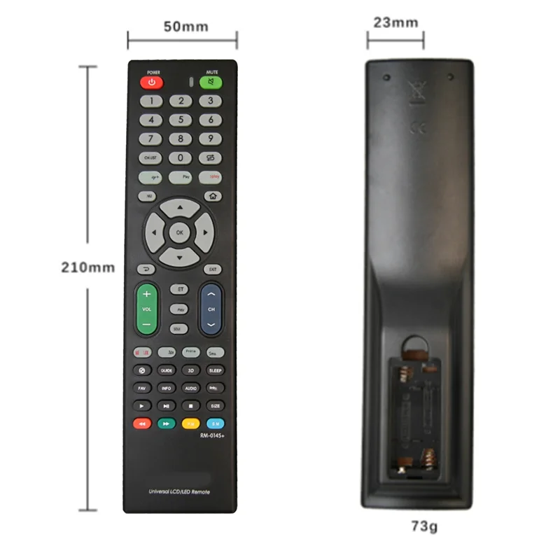 -A96Z Universal Remote Control RM-014S+ Multi-Device Compatibility Easy Setup For TV, DVD