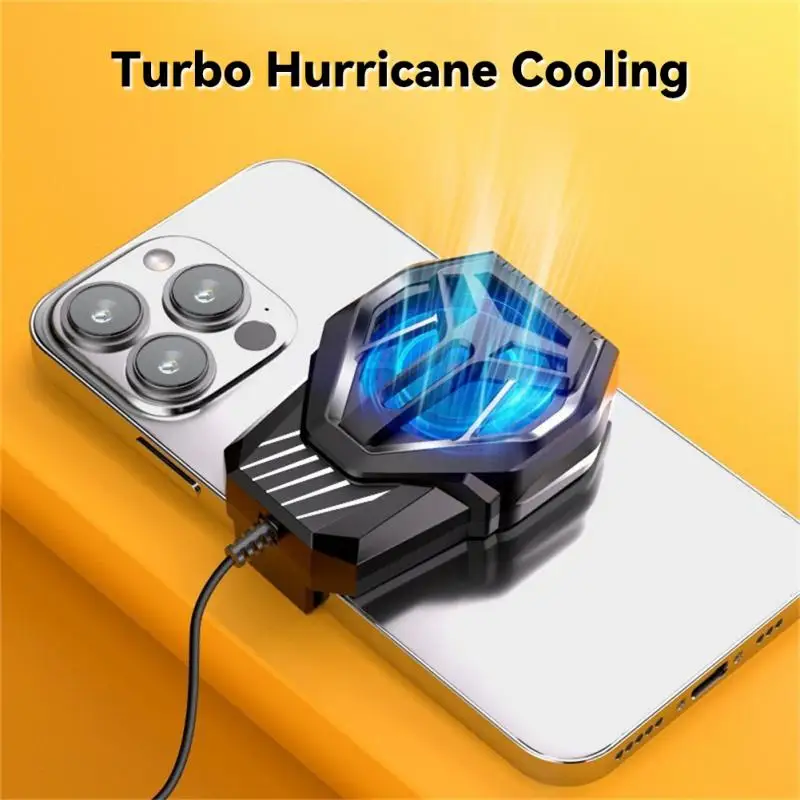 Professional Game Phone Cooler Silent Phone Cooler Turbo Fan Fast Cooling Fans Gaming Radiator