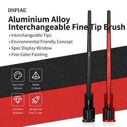 DSPIAE Aluminium Alloy Interchangeable Fine Tip Brush AT-FB  Wear It With The Fine Brush Stand