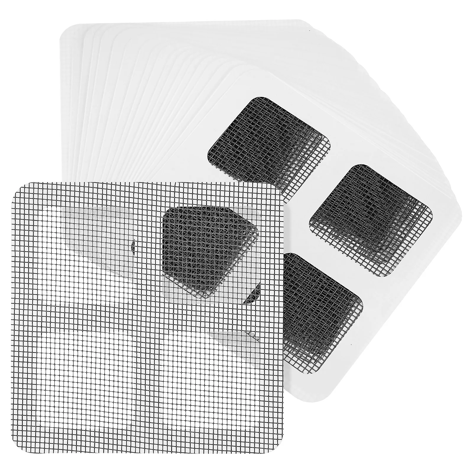 

40 Pcs Disposable Drain Covers Anti Clogging Filter Stickers Shower Hair Catcher Floor Drain Stickers Mesh Screen Bath Tub Sink