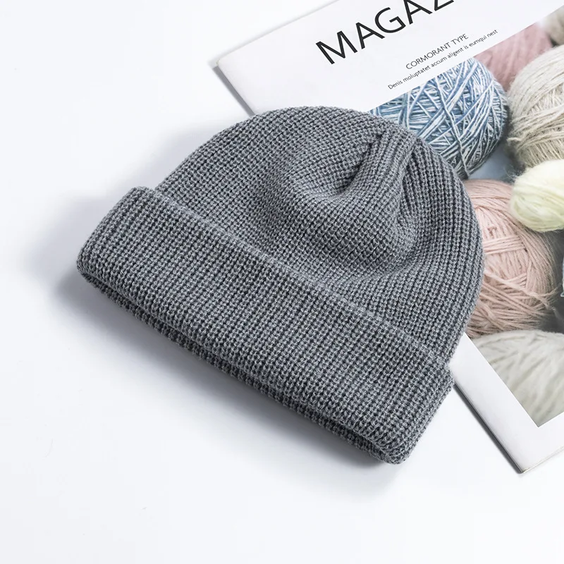 Strickmütze für Herbst und Winter, vielseitig einsetzbar für Männer und Frauen, Gehörschutz für Studenten, warme Strickmütze, japanische kalte Mütze
