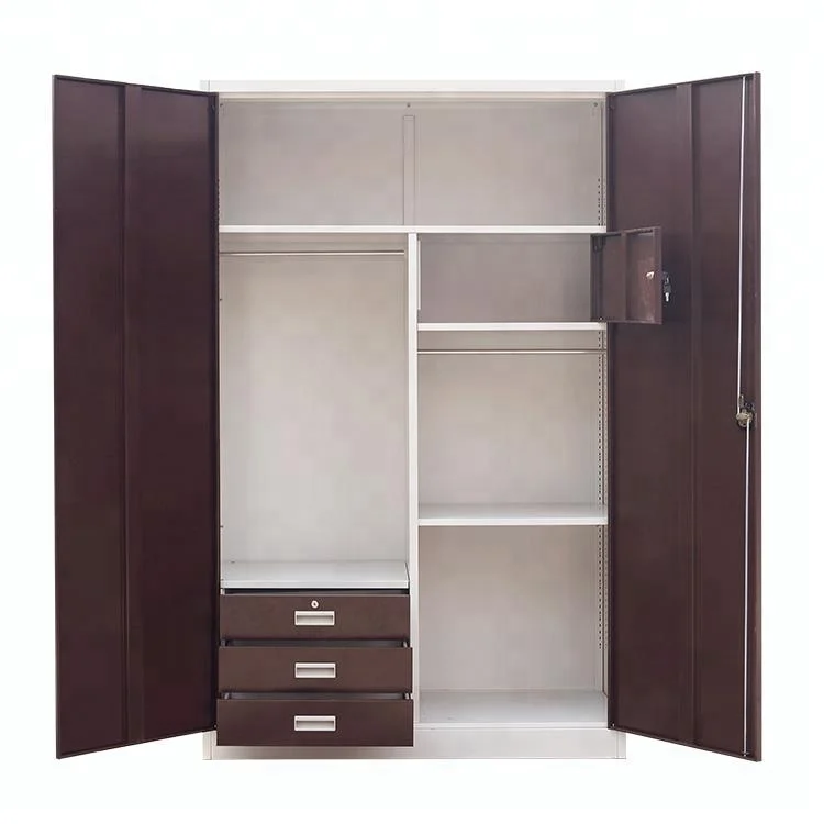 

Modern Design Bedroom Furniture Metal Wardrobe for Clothespromote sales