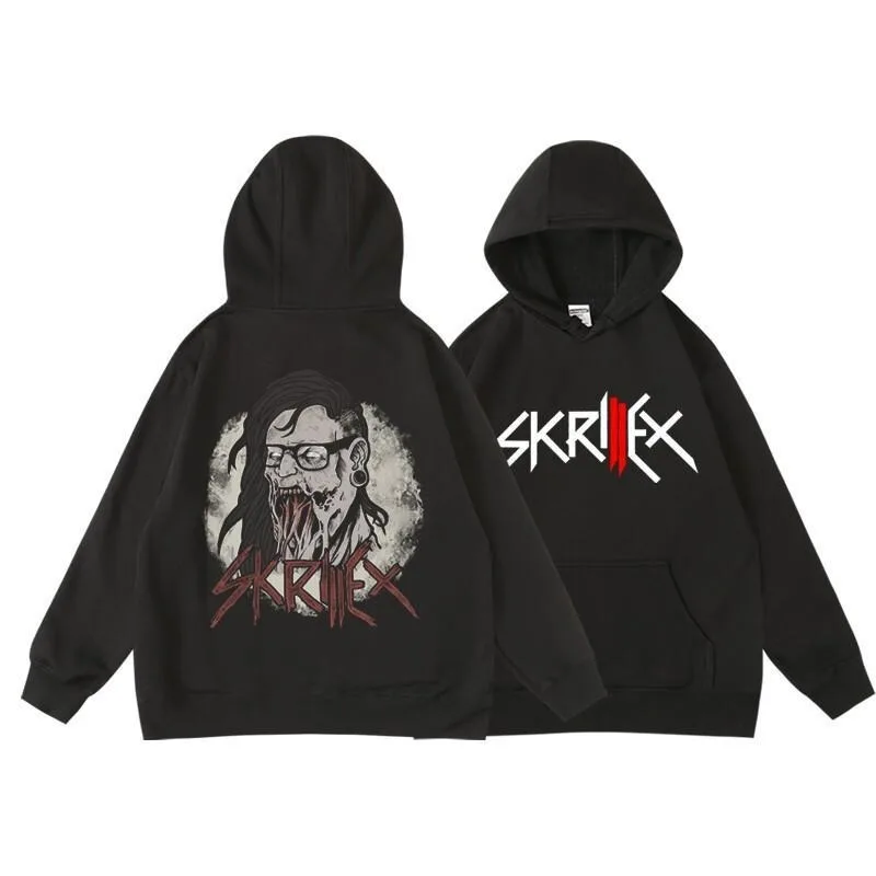 

Loose and Casual European and American Autumn and Winter Clothes Pullovers Hoodies and Hoodies for The Electronic Music Festival
