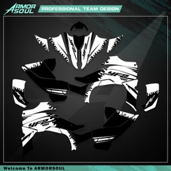 Grapgics Background Decal Sticker Kit for YAMAHA YFZ450R 7YFZ 450R 450 R 2014-2022 2015 2016 2017 Decoration