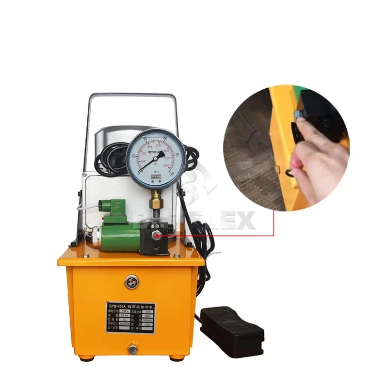 High-Pressure Single Oil Circuit Electric Hydraulic Pump Station Electric Pump for Rubber Making Machinery Foot Hydraulic Press