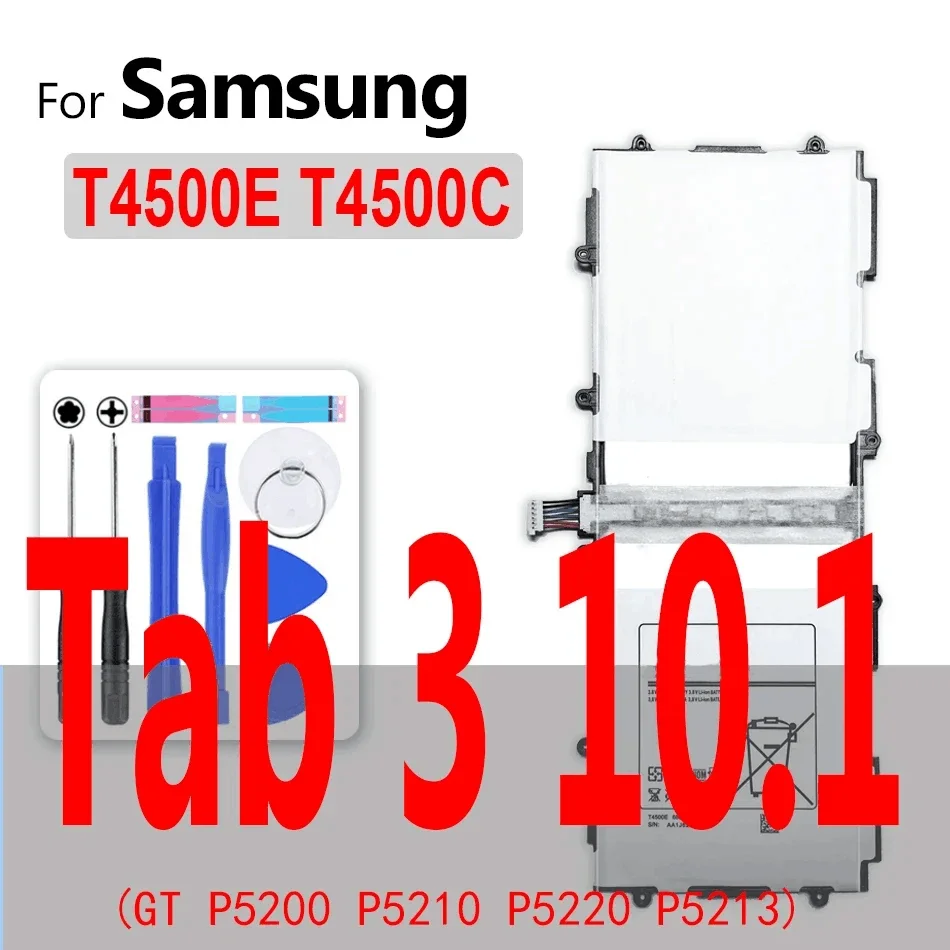 Battery For Samsung Galaxy Tab 2 3 4 S S2 S3 7.0 8.0 8.4 9.7 10.1/for Google Nexus 10 GT-P8110 SM 530 T535 T705 T801 T805 T537