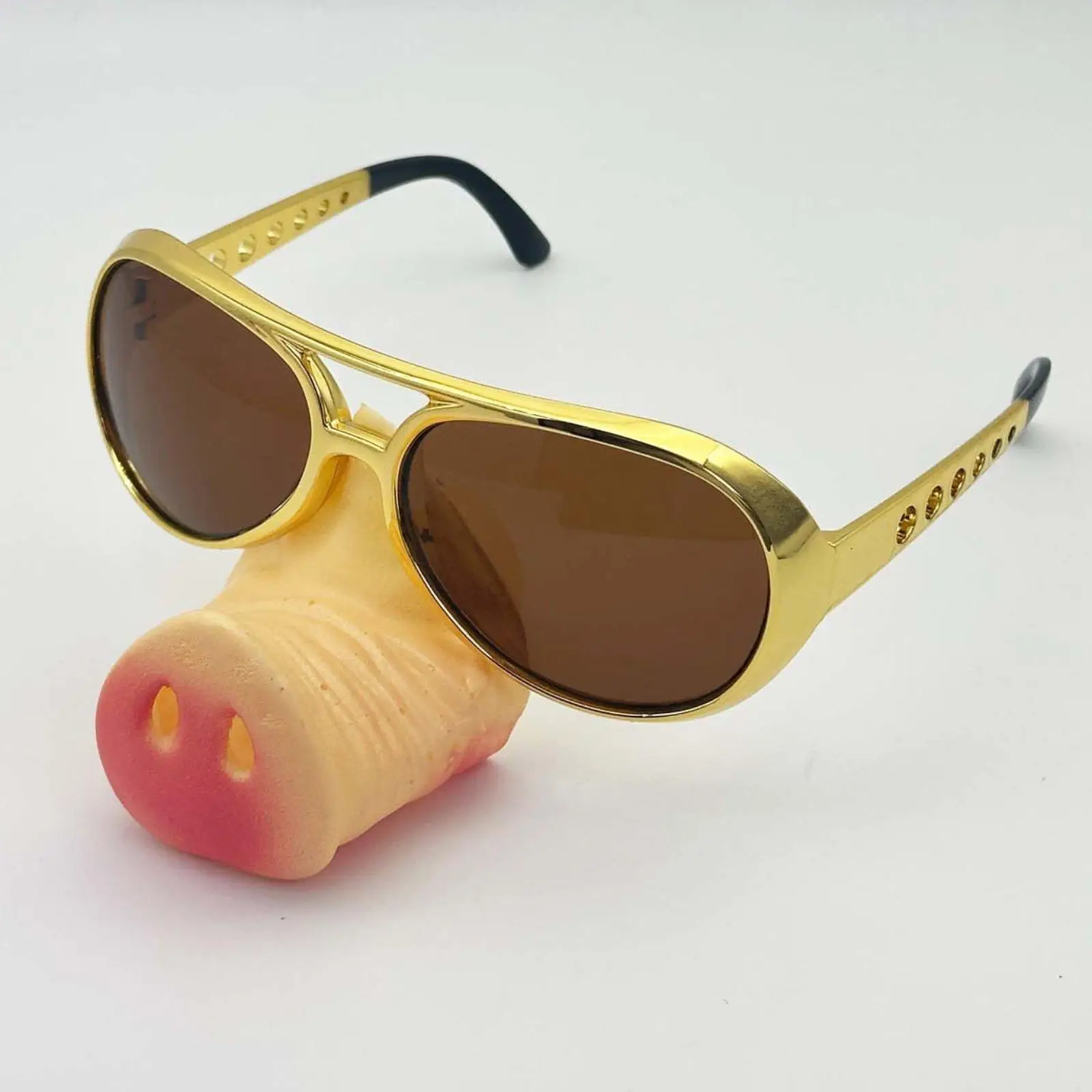 Creative Funny Glasses Pig Nose Party Eyeglasses Cosplay Costume Festival Eyewear for Birthday Celebrations
