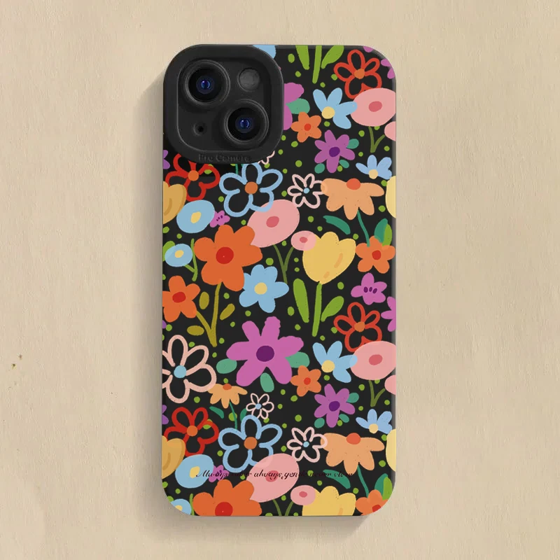 

Colorful Flowers Rainbow Patterns Case For Samsung S25 Ultra Cases Galaxy S24 Plus S23 FE S22 A36 A56 A55 A54 A53 A52 A36 Cover