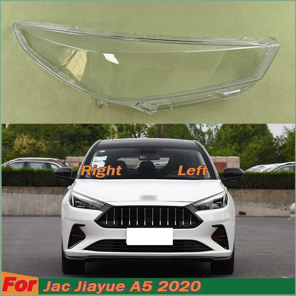 

Headlight Mask Lampshade Lamp Shell Plexiglass Replace Original Lens For Jac Jiayue A5 2020 Transparent Headlamp Cover