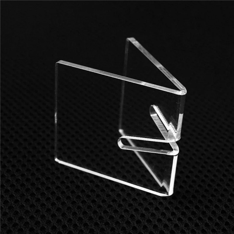 A74U 50PCS Clear Acrylic Knife Blade Display Stand Holders Folding Knife Display Stand Holder Pocket Knives Showcase Rack
